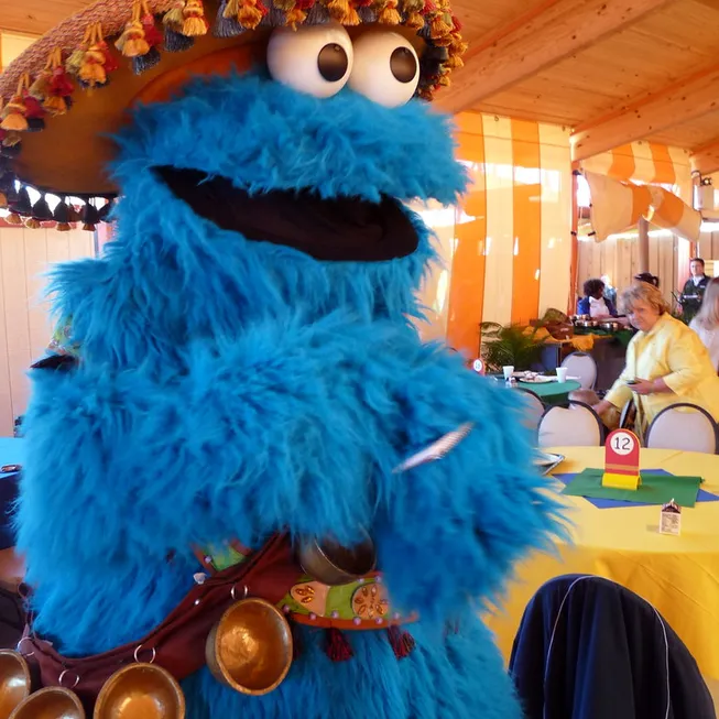 Portrait of Cookie Monster